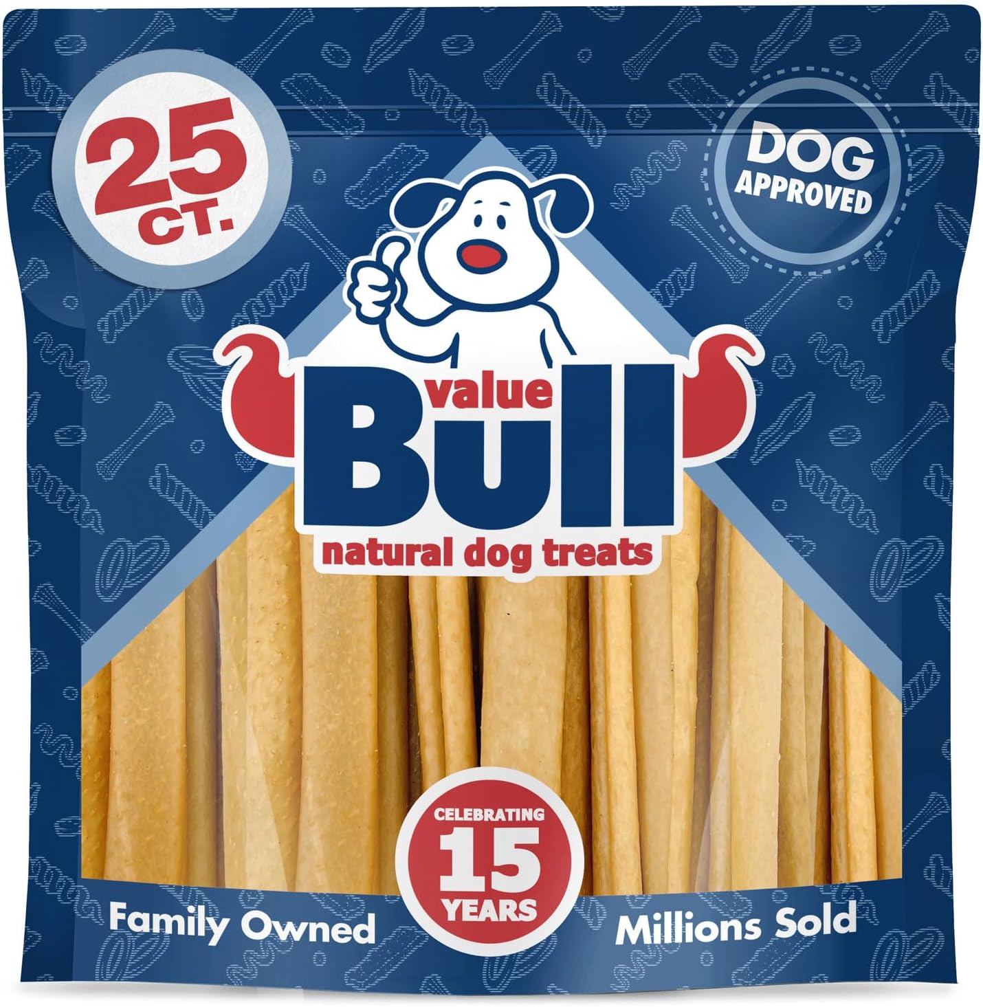 Premium USA Pork Hide Dog Chews - Smoked Pig Skin Rolls