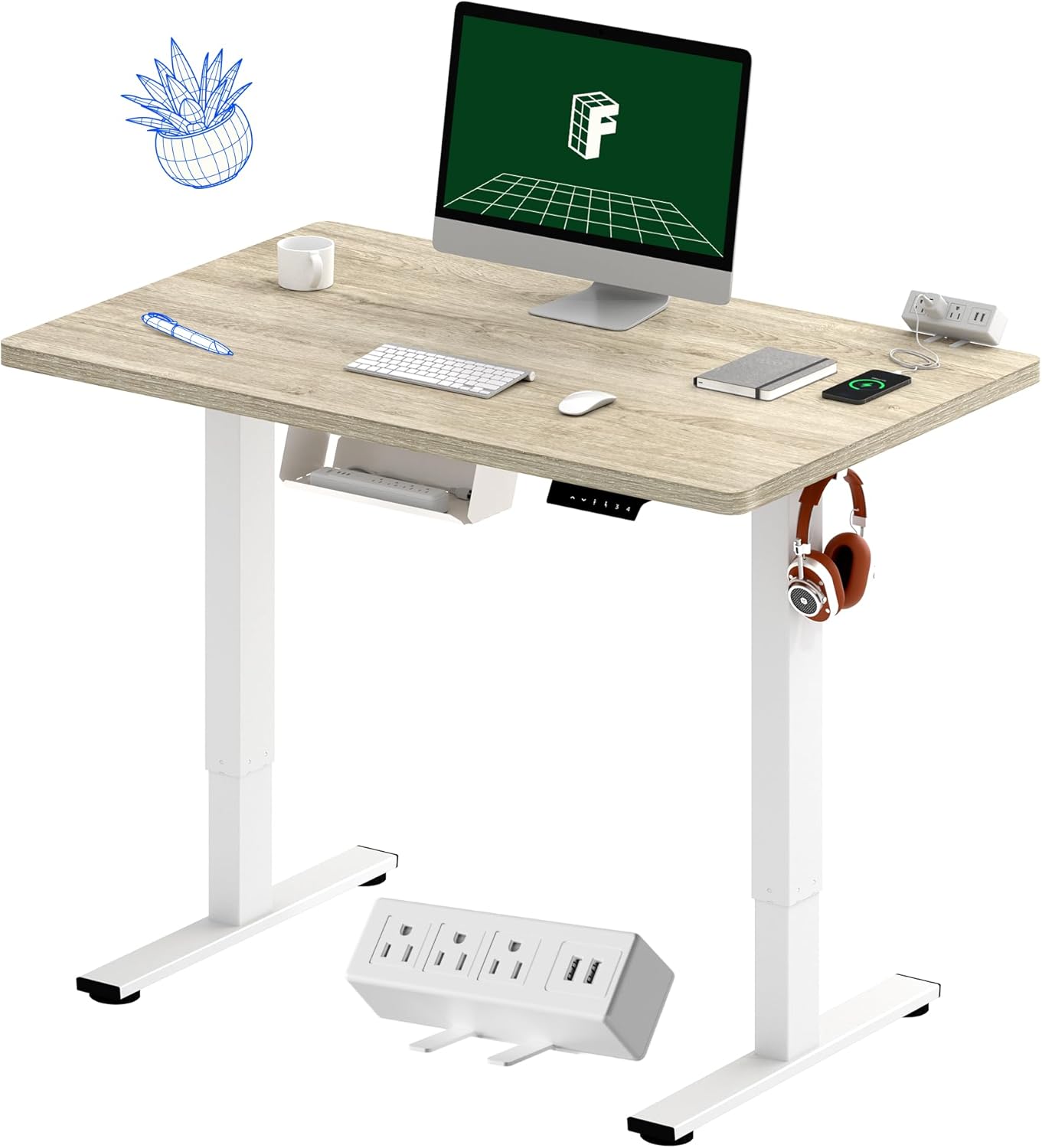 FLEXISPOT EN2 Electric Stand Up Height Adjustable Desk Review