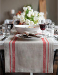 Solino Home Linen Table Runner 14 x 72 in - Classic French Stripe
