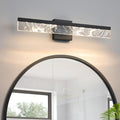 Modern Bathroom Light Fixtures Over Mirror 24 in Black Vanity Light
