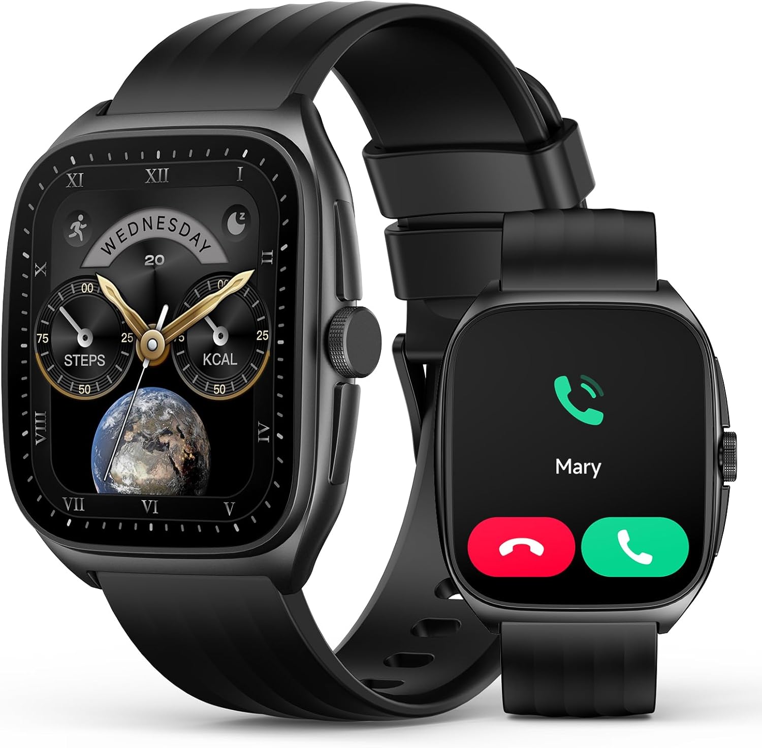 SOUYIE Smart Watch with SOS and 1.85 AMOLED Display Features