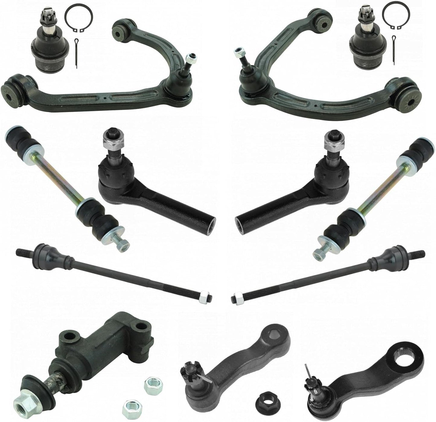 TRQ Front Steering & Suspension Kit for Chevrolet GMC Vehicles