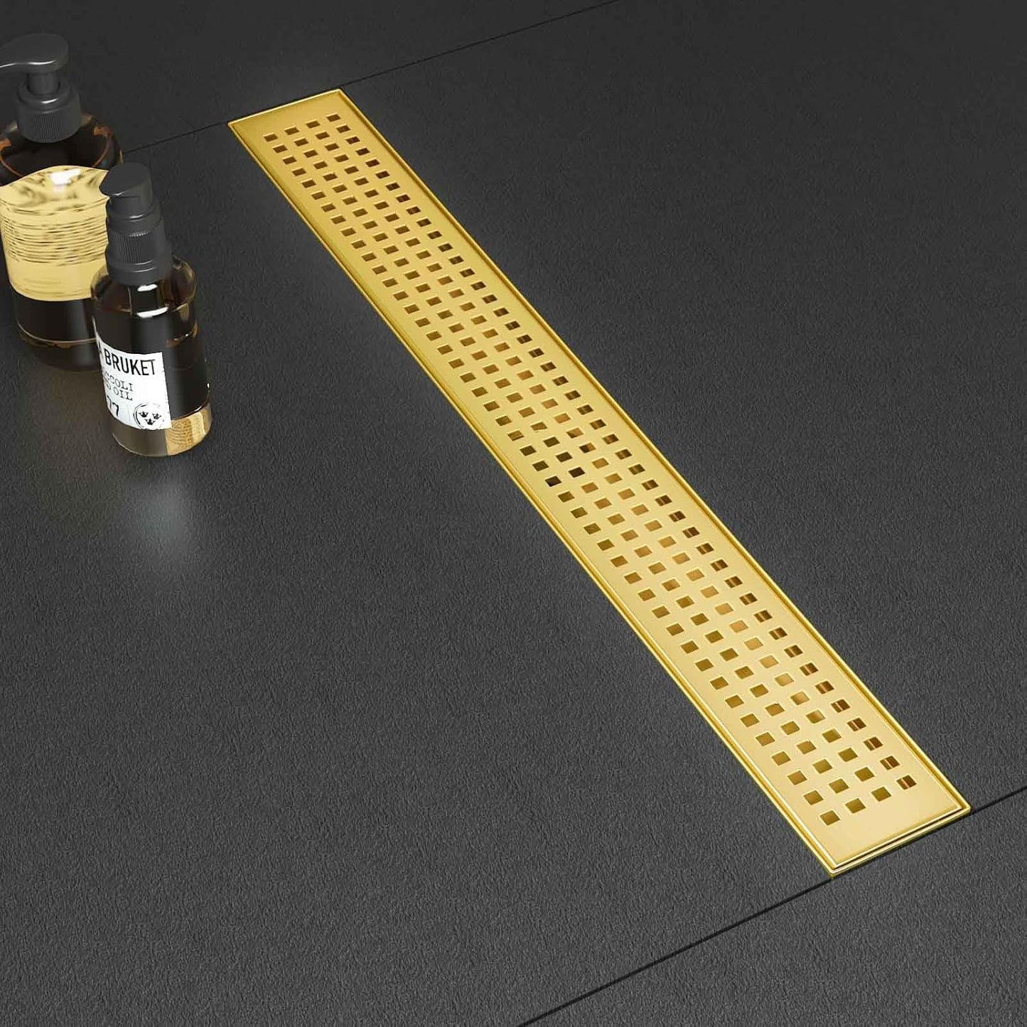 SaniteModar 36 inch Linear Shower Drain with Removable Grate