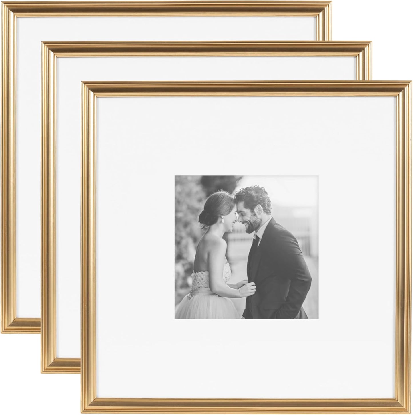 Kate and Laurel Adlynn Square Picture Frame Set for Gallery Wall
