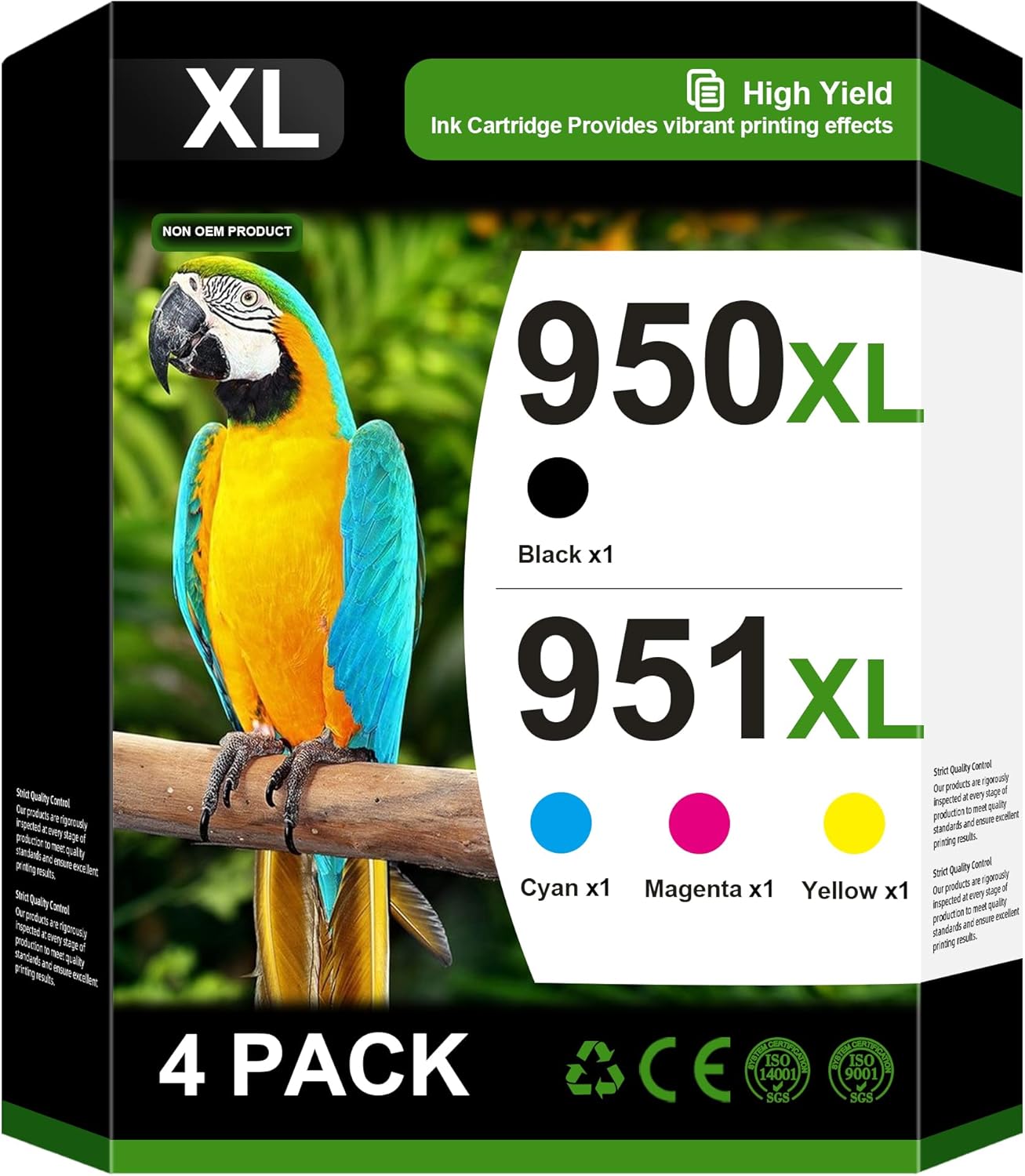 950XL 951XL Ink Cartridges Combo Pack for HP Printers
