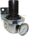 Heavy Duty In-Line Compressed Air Pressure Regulator - High Flow
