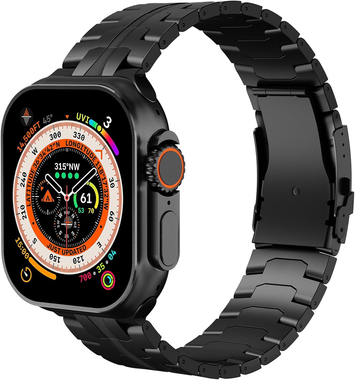 SEURE Titanium Band for Apple Watch Ultra 2 - Luxury Lightweight Strap