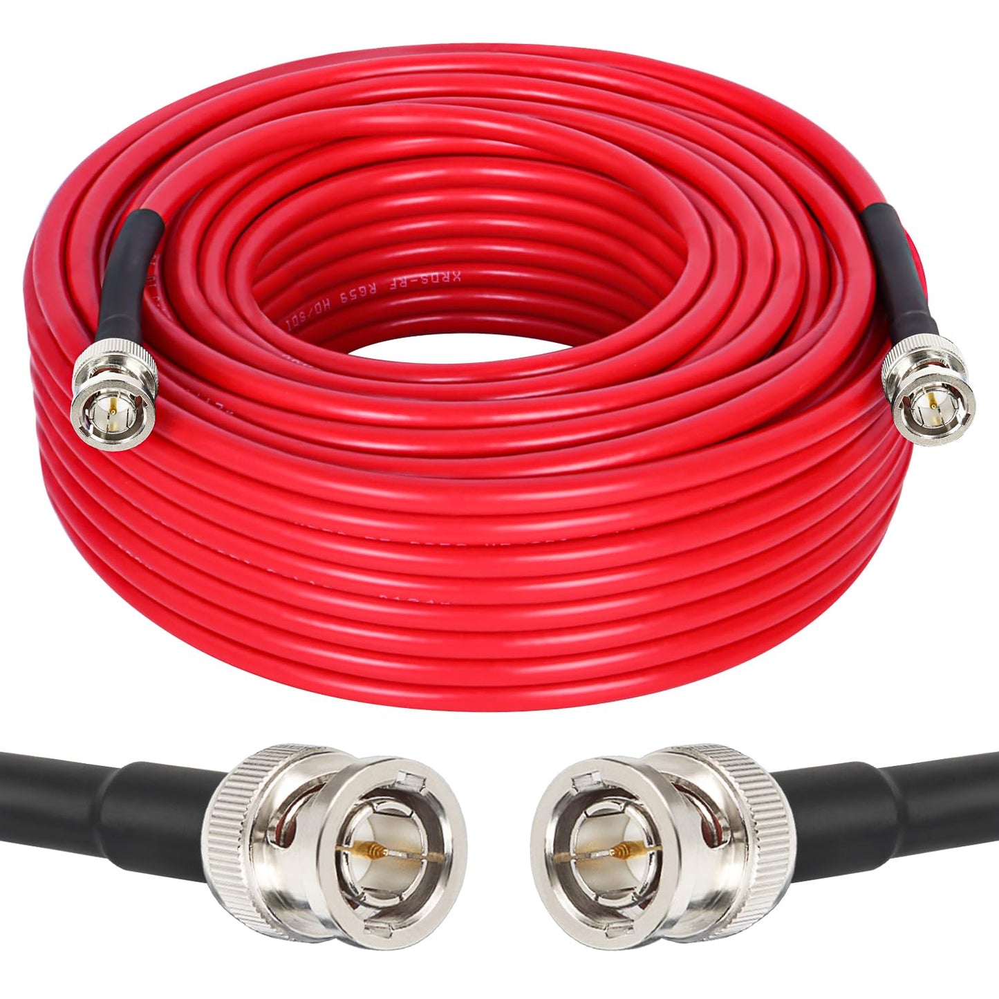 100FT SDI Cable for 4K 1080P HD Video with BNC Male Connector