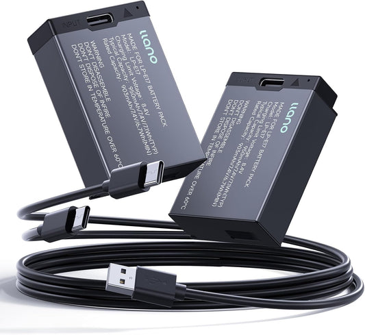 llano LP-E17 Battery Pack with USB-C Fast Charging for Canon