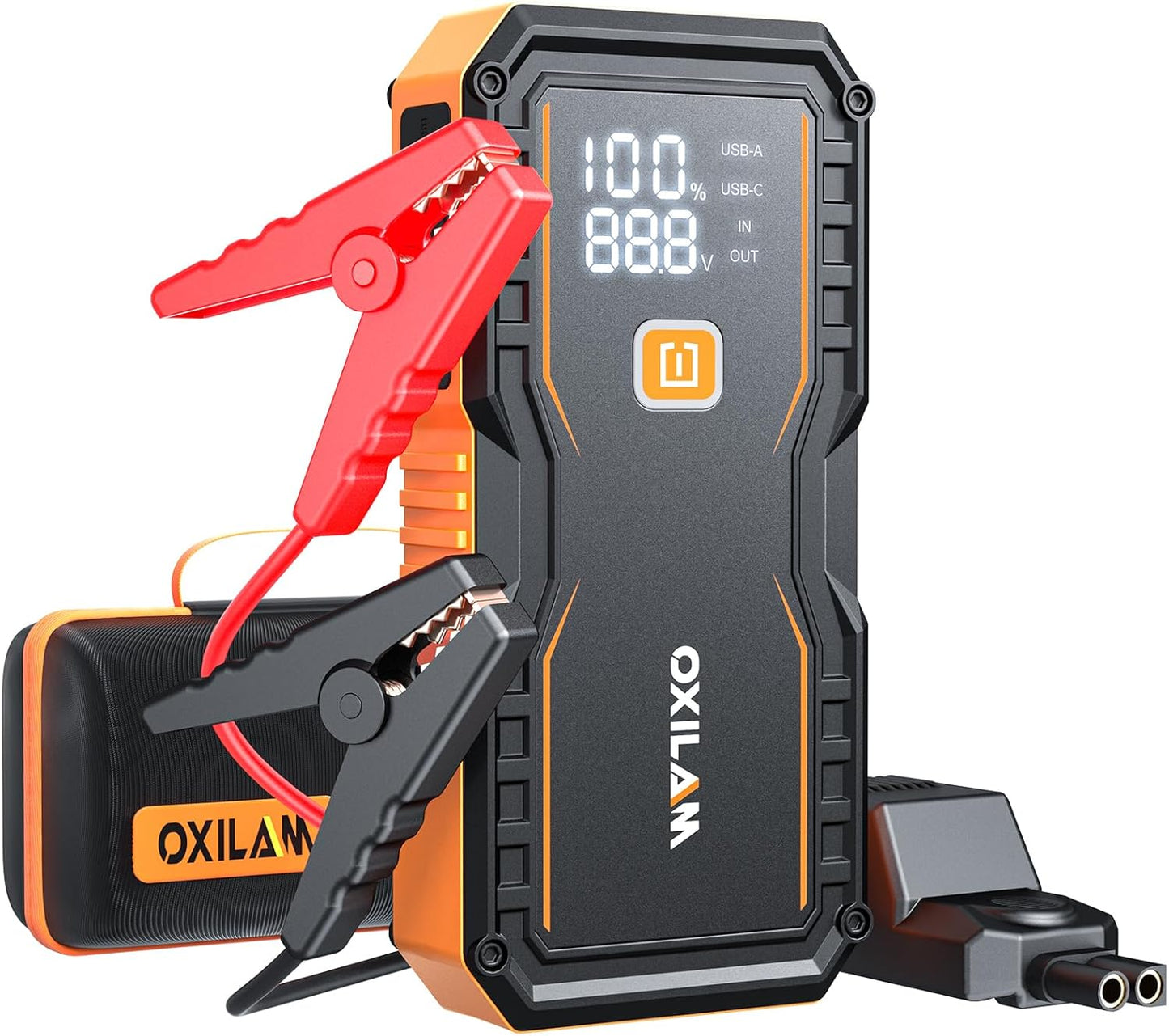 OXILAM 6000A Jump Starter: Power Your Car Anywhere!