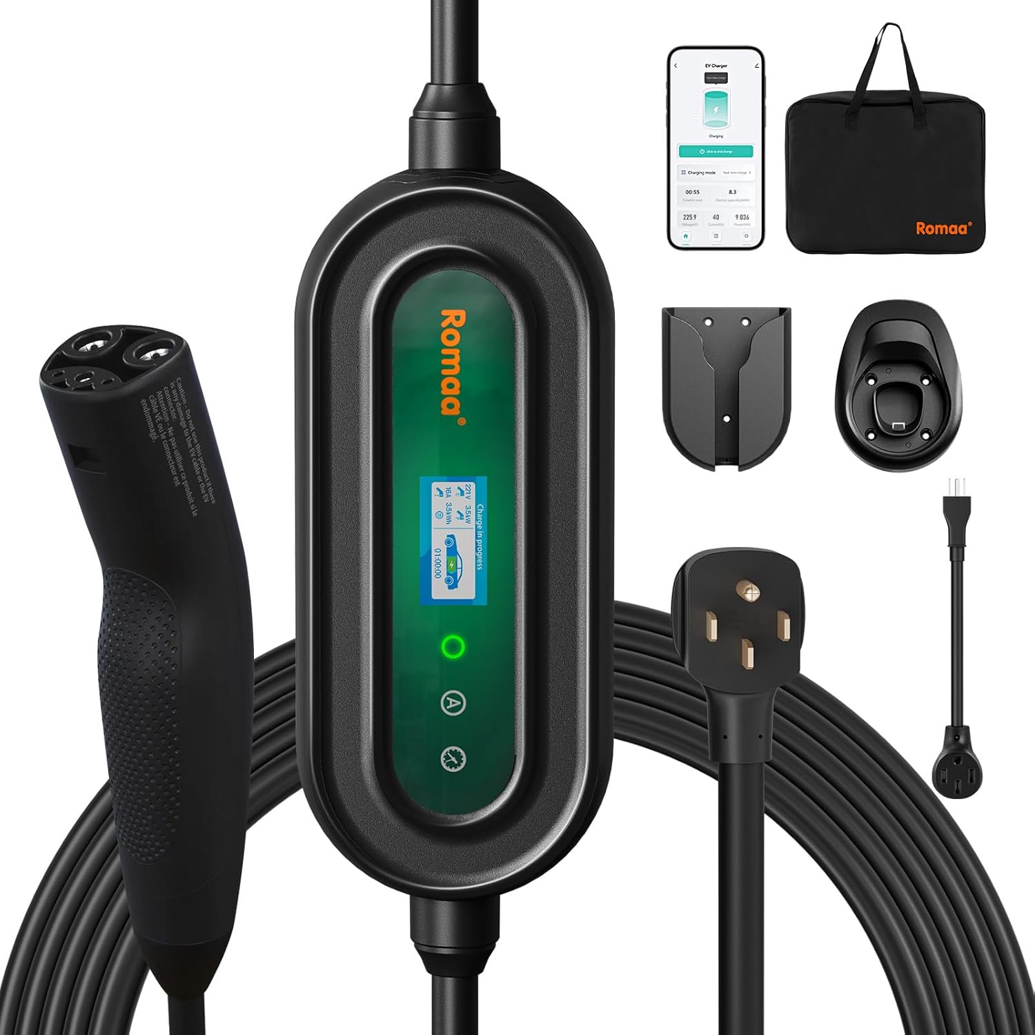 High-Speed Tesla Mobile Charger with WiFi App