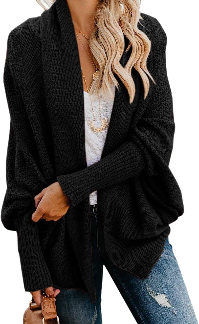 Mafulus Women's Oversized Chunky Knit Cardigan for Stylish Comfort