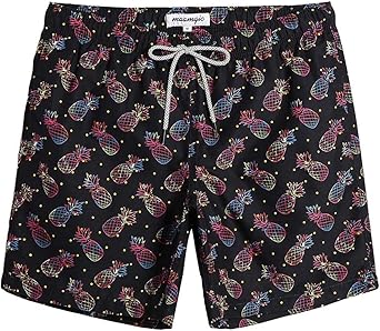 Mens Swim Trunks Quick Dry Swim Shorts with Mesh Lining