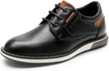Boys Vegan Leather Oxford Dress Shoes - Comfortable Uniform Style