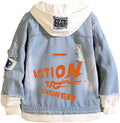 KPOP Skz Hoodie Denim Jacket for Stylish Fans of KPOP Culture