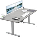 60 x 30 in Electric Standing Desk with Memory Presets - Dark Gray Top