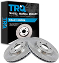 Front Brake Rotors Set Vented Compatible with 2005-2012 Models