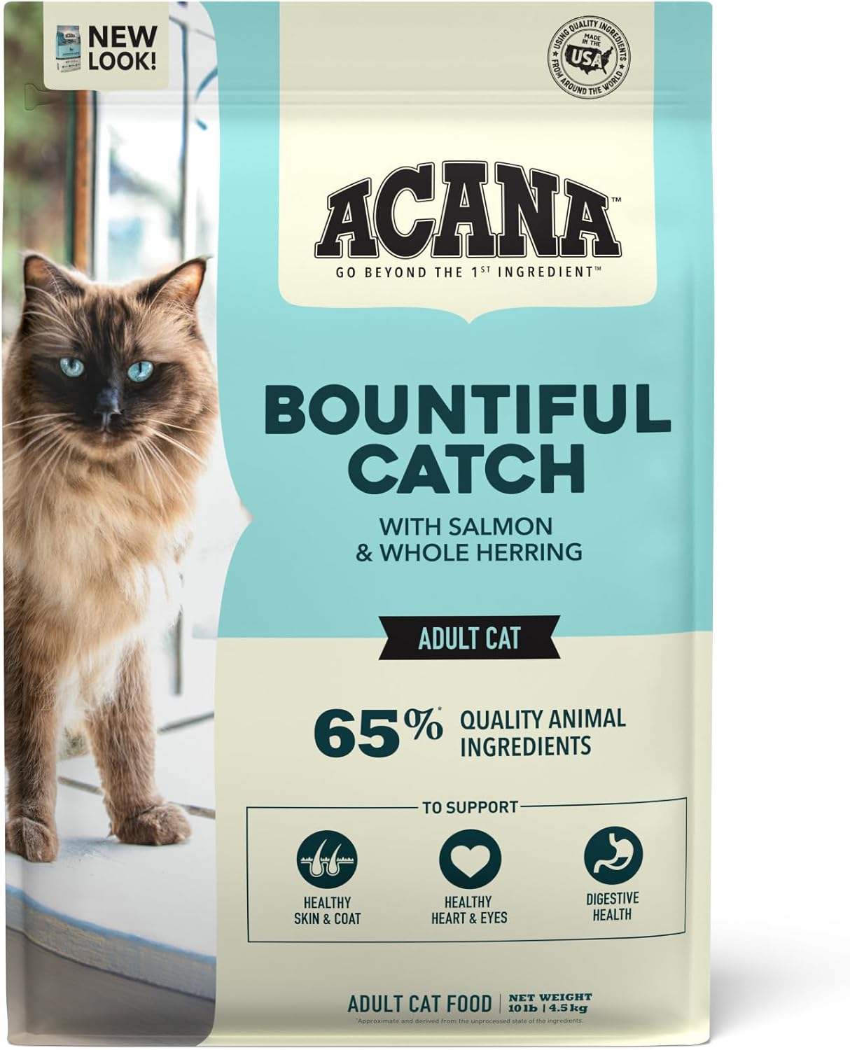 ACANA Bountiful Catch Salmon Catfish and Herring Dry Cat Food
