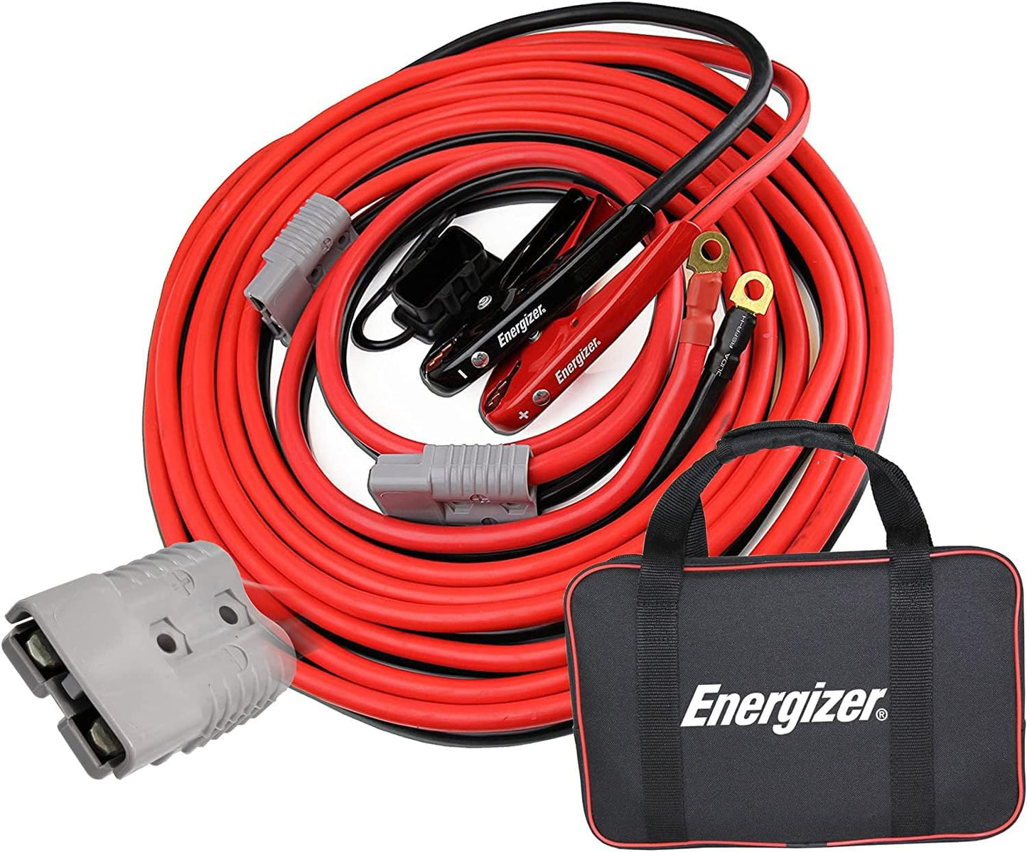 Energizer 30 Feet Jumper Cables for Safe Vehicle Boosting