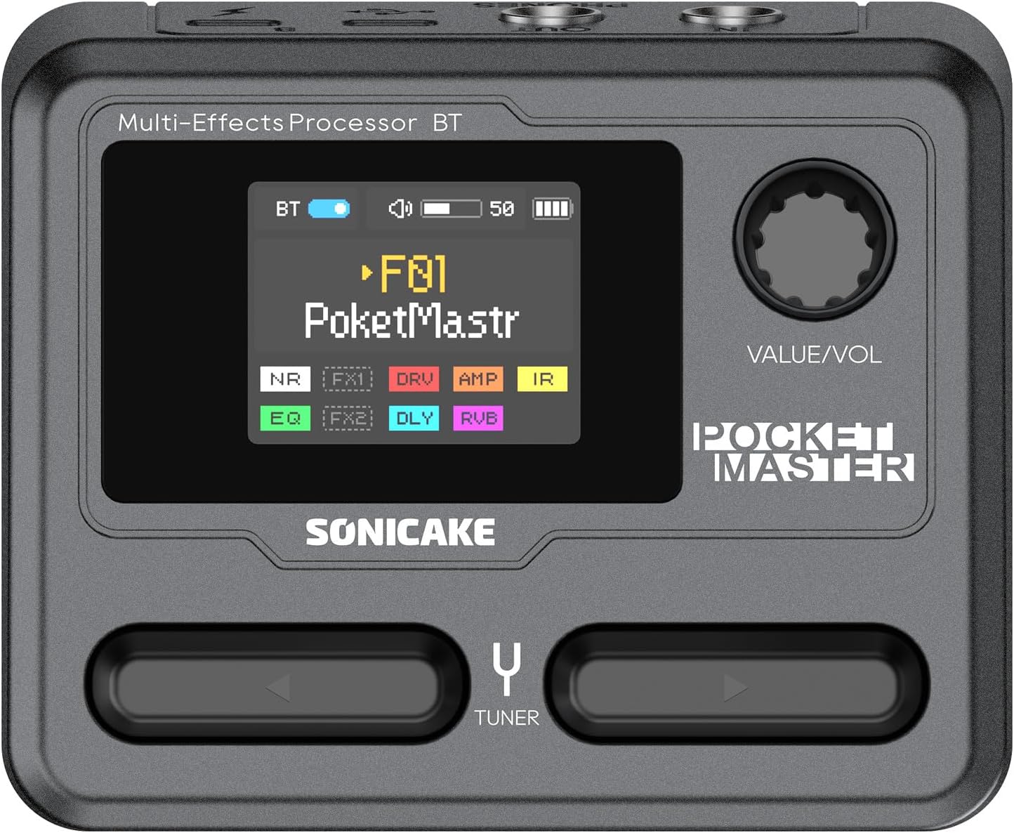 SONICAKE Pocket Master Multi Effects Pedal for Guitarists