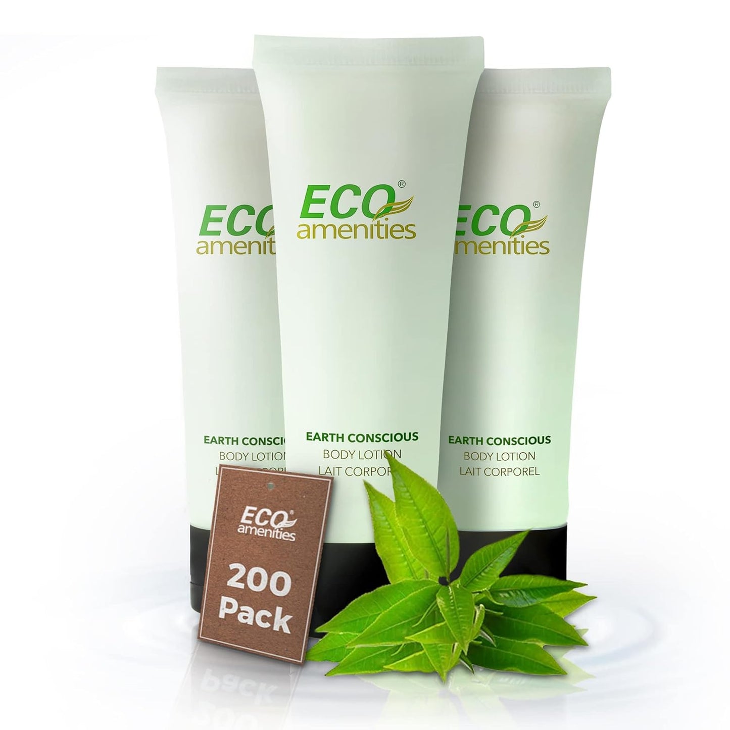 ECO Amenities Travel Lotion Bulk - Hydrating Green Tea Scent
