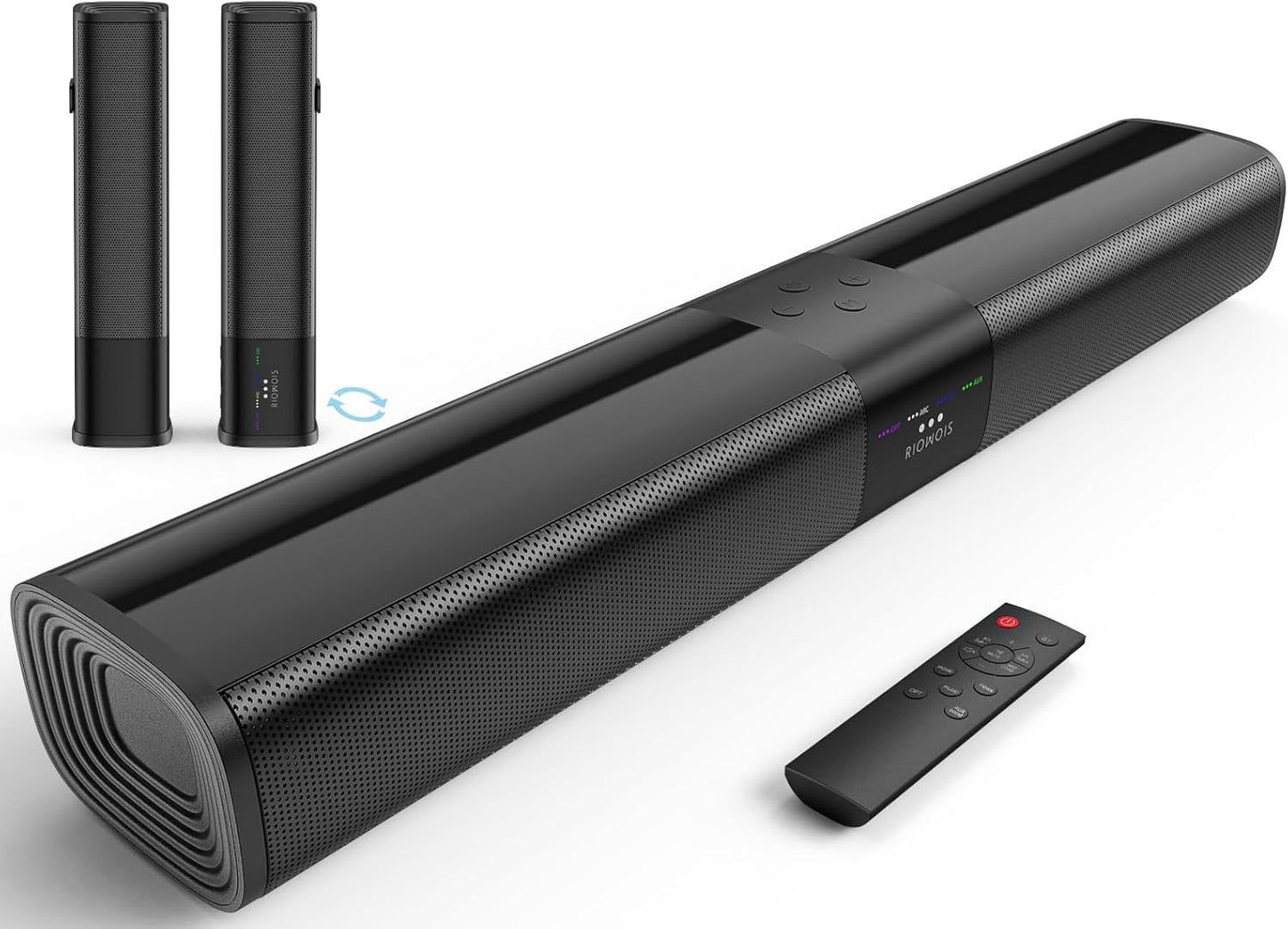 Detachable Sound Bar for Smart TV with Enhanced Audio Experience