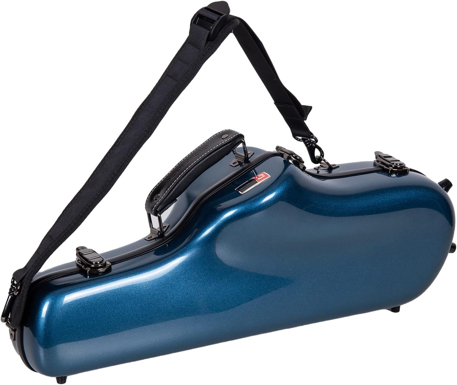 Crossrock Pro-Grade Alto Saxophone Case with TSA Lock