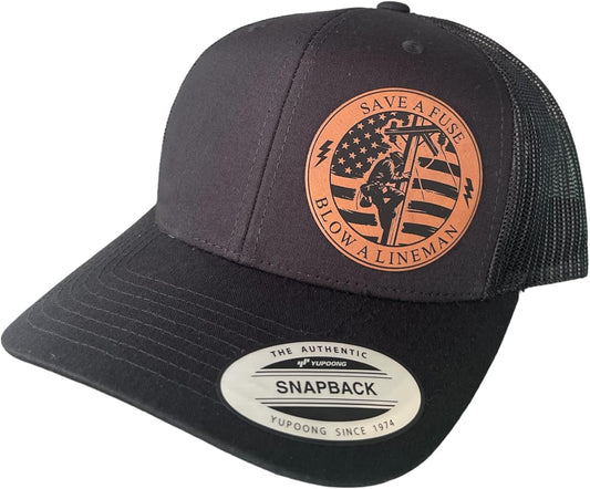 Handmade Lineman Gifts for Men: Funny Trucker Hat for Dads