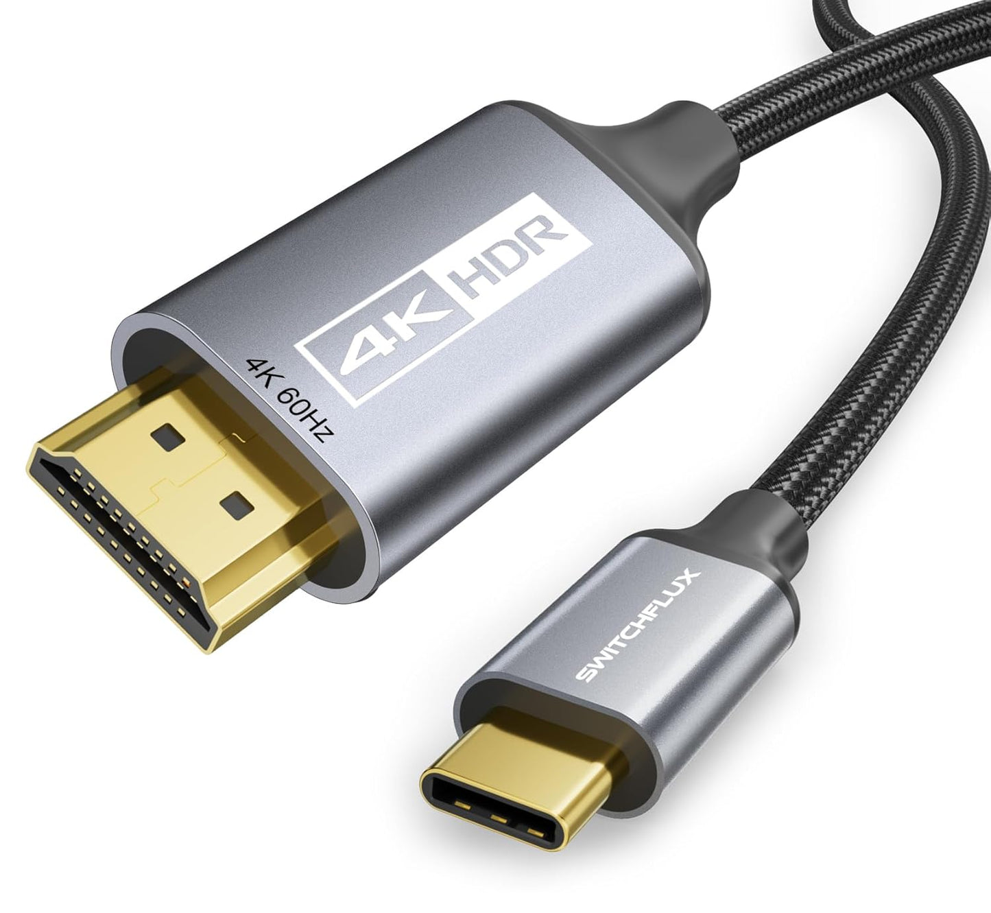 4K@60Hz USB-C to HDMI Cable - Ultimate Connectivity!