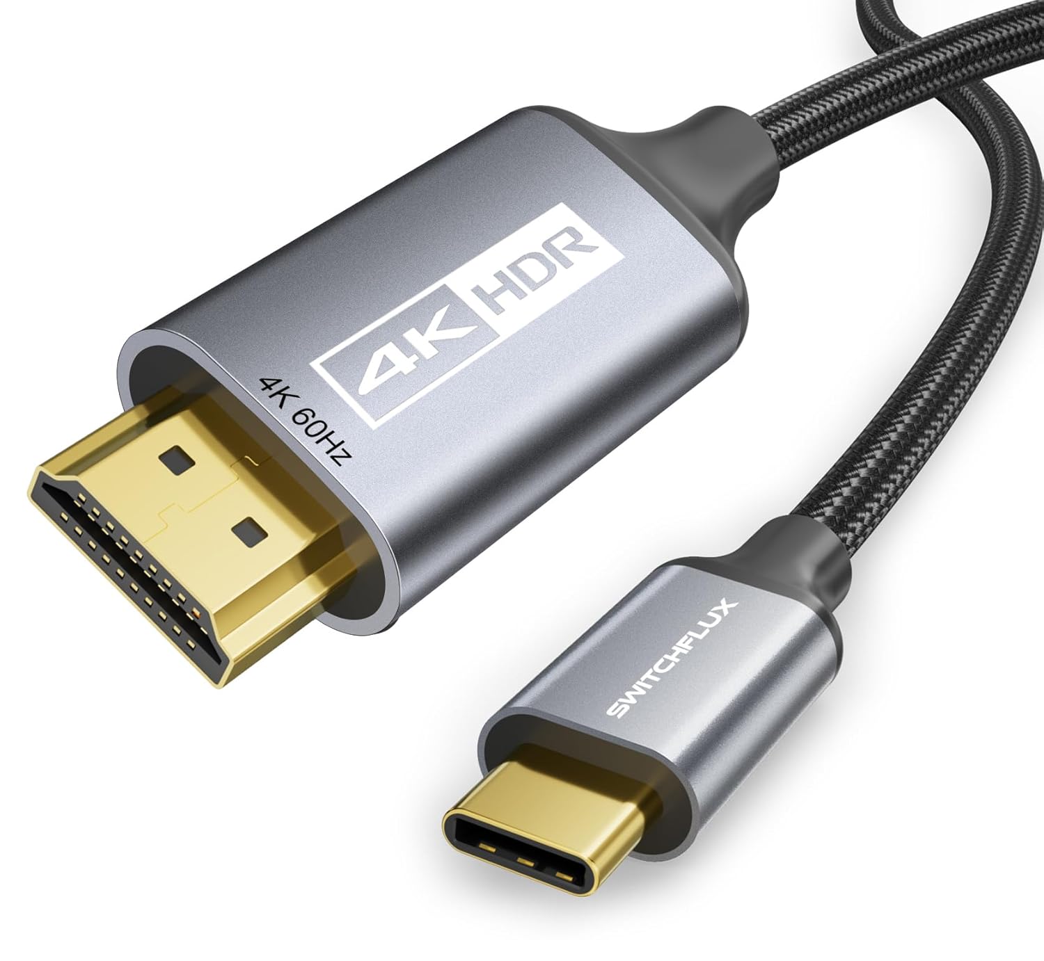 4K@60Hz USB-C to HDMI Cable - Ultimate Connectivity!