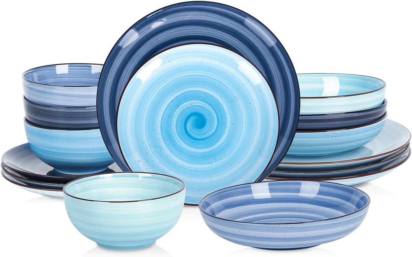 Selamica Ceramic 16-Piece Dinnerware Set for Stylish Dining