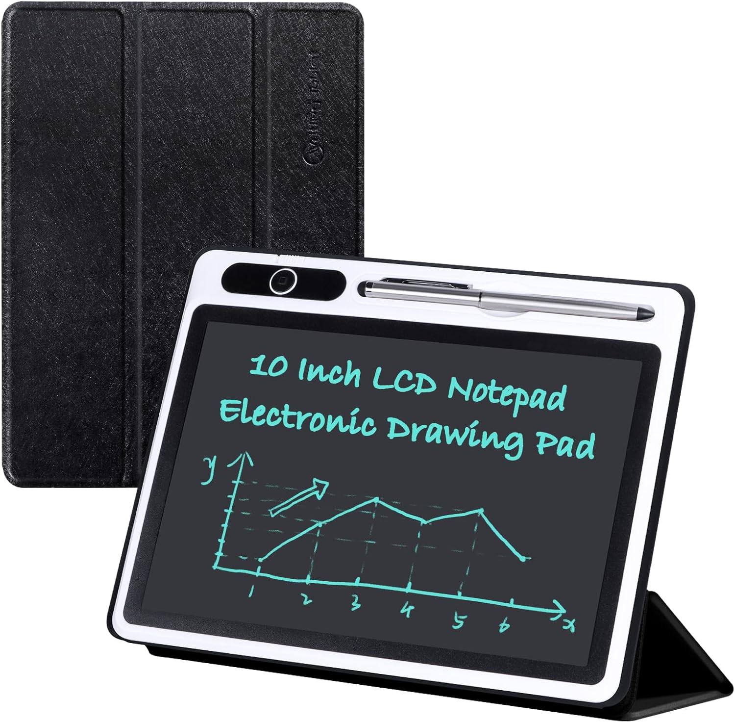 10 LCD Writing Tablet + Protective Cover - Erasable Pad for All Ages!