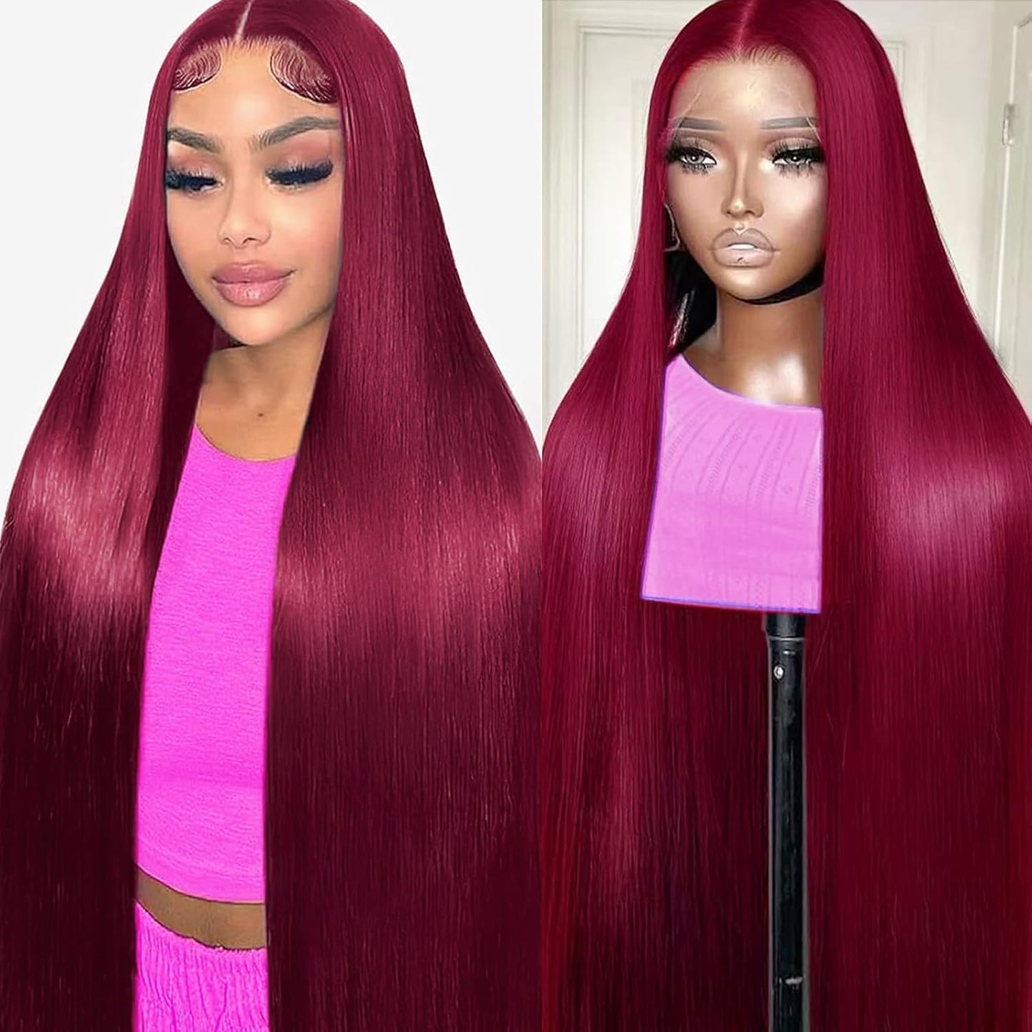 99j Burgundy Lace Front Wigs Human Hair for Stunning Styles