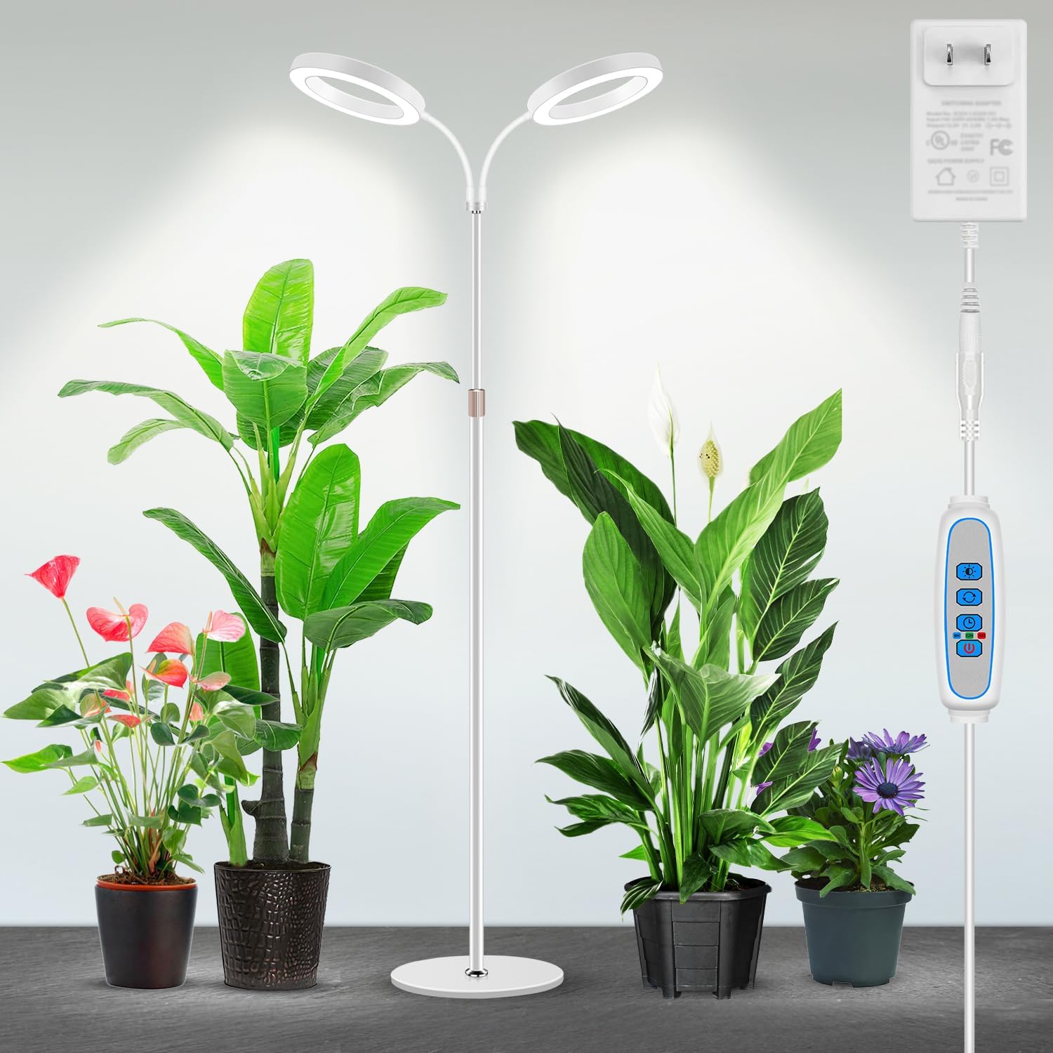 Garpsen Grow Lights for Indoor Plants with Adjustable Stand