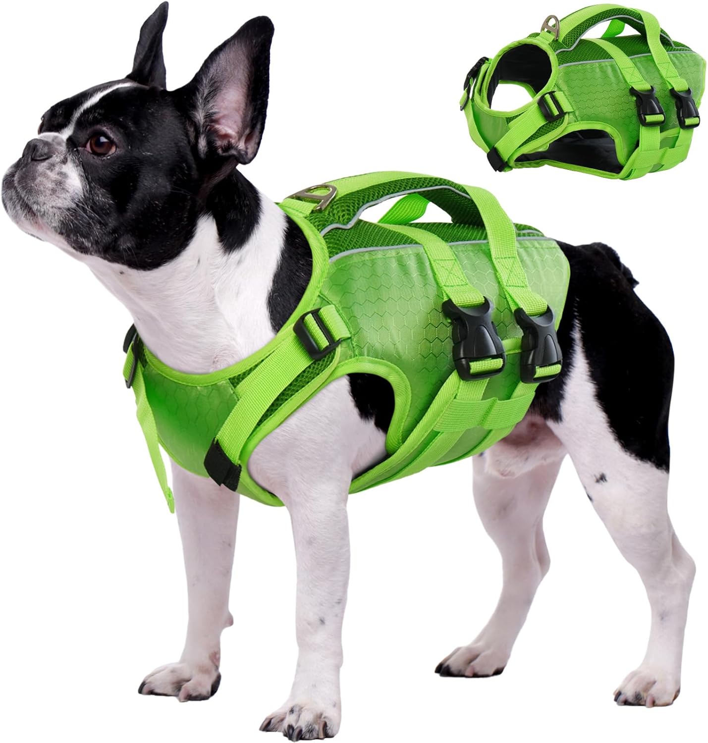 High Flotation Dog Life Jacket for Safe Swimming and Boating