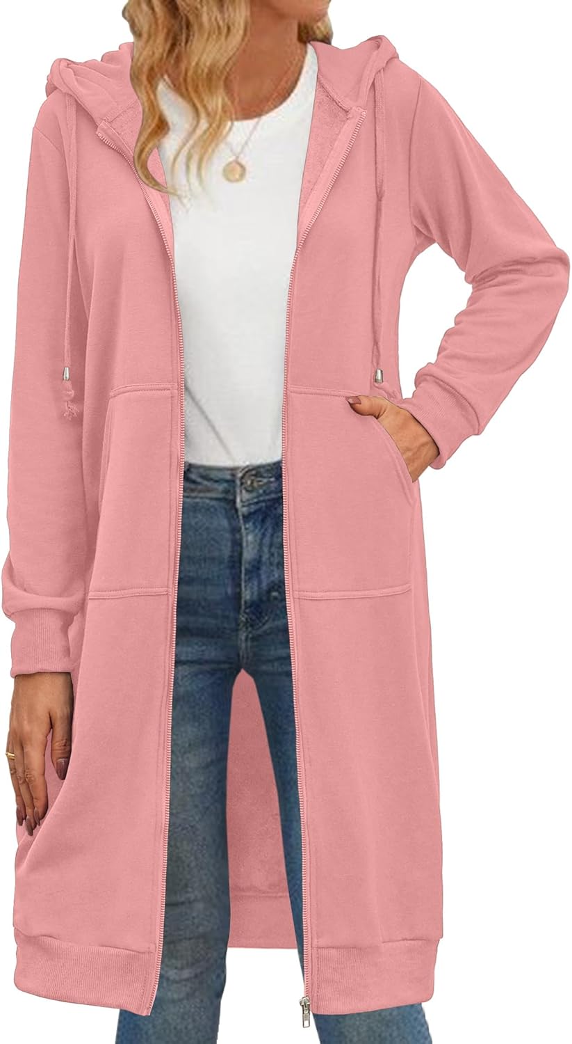 Zeagoo Women's Oversized Zip Up Hoodies for Fall 2024 Style
