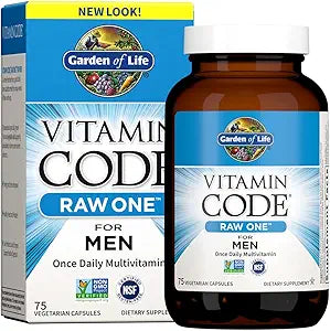 Garden of Life Multivitamin for Men - Once Daily Nutrition