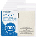 Self Seal Clear Poly Bags - 5 X 7 for T Shirts and More