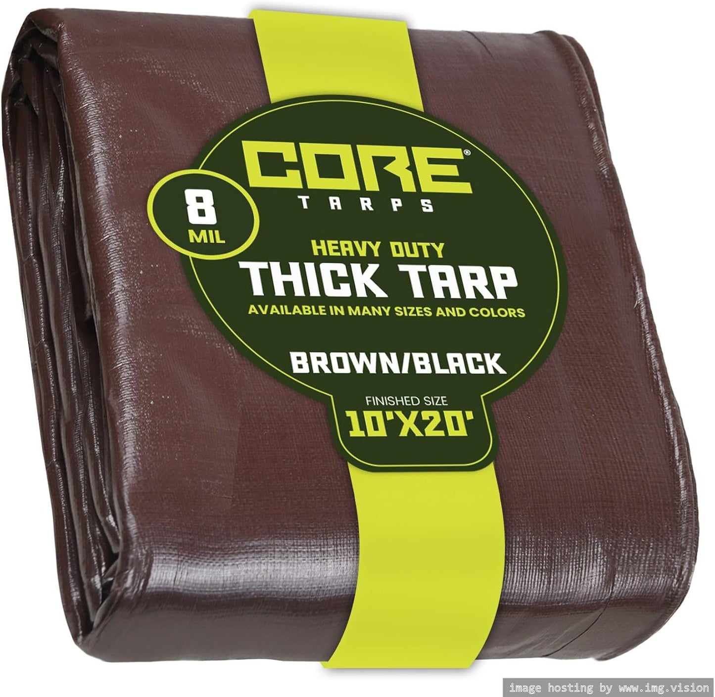 Heavy Duty 8 Mil Tarp Cover for All Weather Protection