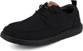 Mens Wide Canvas Loafers for Large Sizes - Slip On Comfort