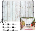 10x8ft Vintage White Wood Backdrops for Photography Events
