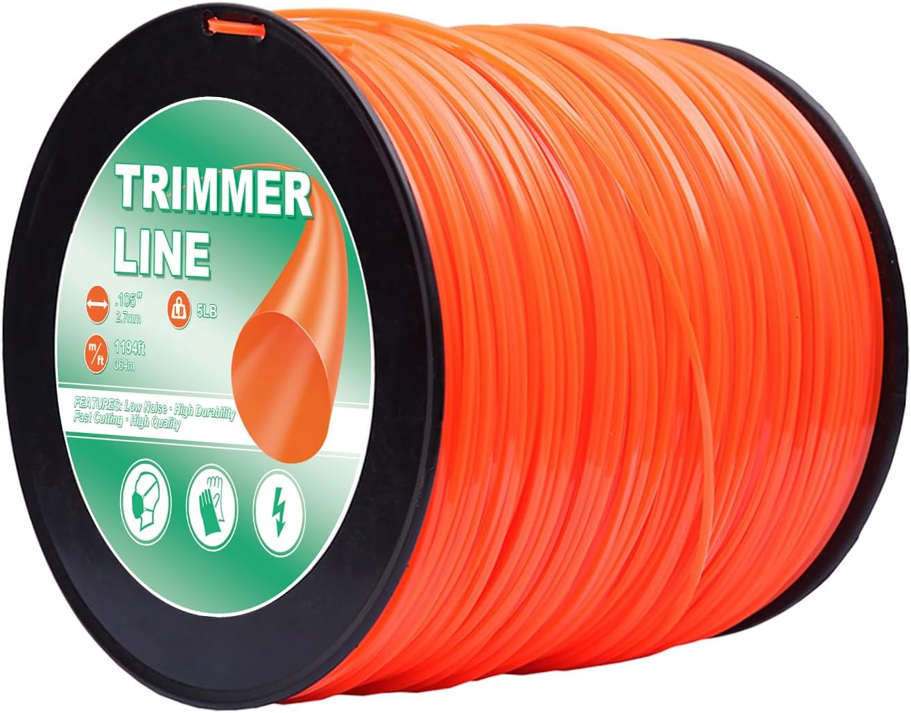 5 Pound Heavy Duty String Trimmer Line for Commercial Use