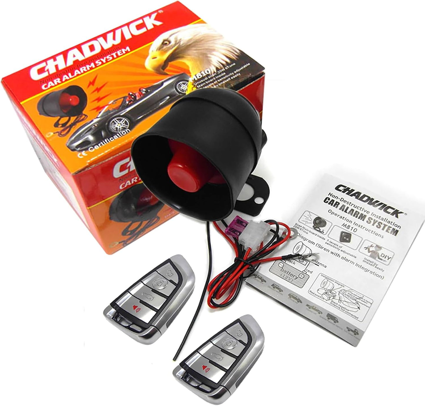 CHADWICK Car Horn Siren Alarm for Ultimate Security Protection
