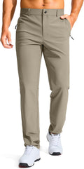 Men's Golf Pants Slim Fit Stretch Lightweight Dress Pants look