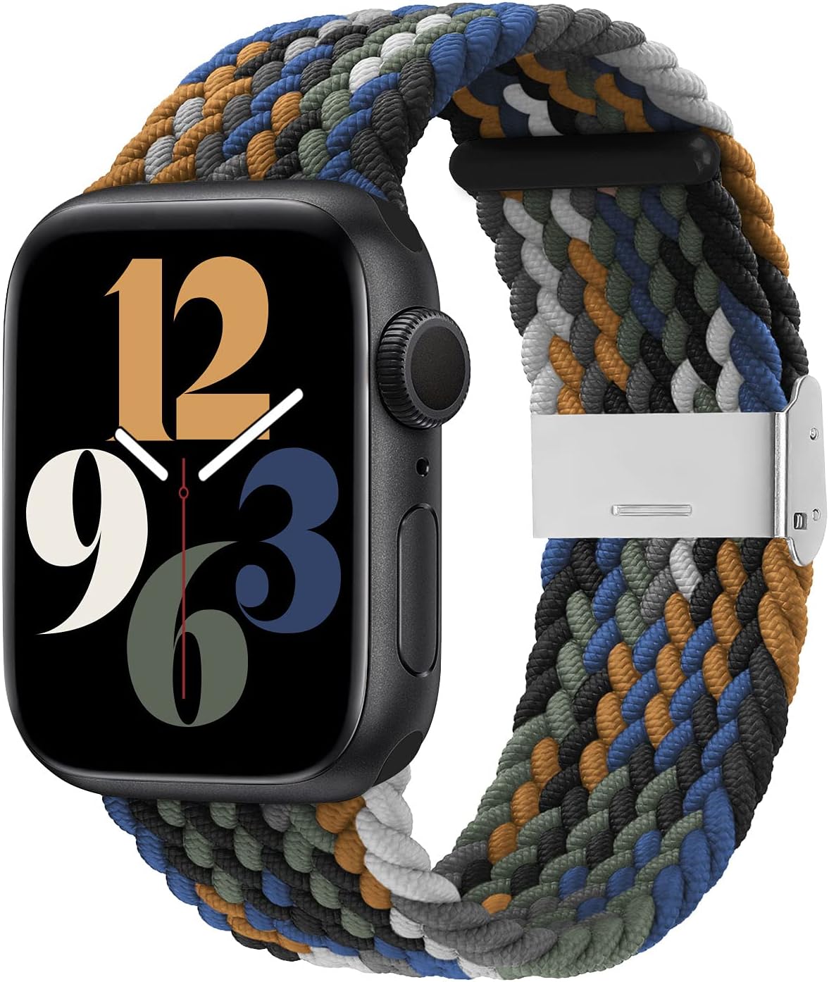 Adjustable Braided Solo Loop Band for iWatch