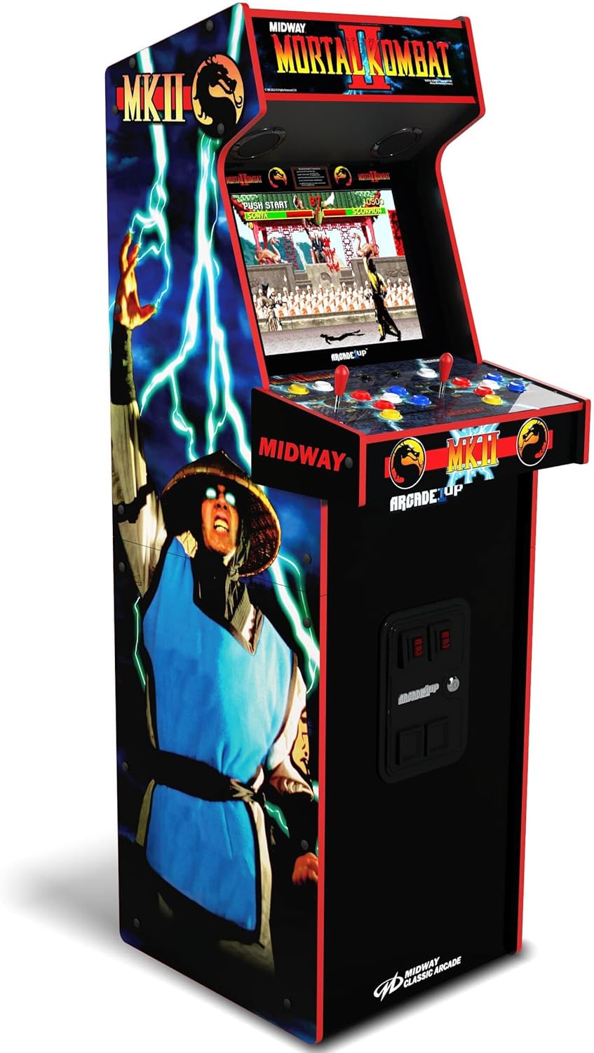 Arcade1Up Mortal Kombat II Deluxe Arcade Machine for Gamers