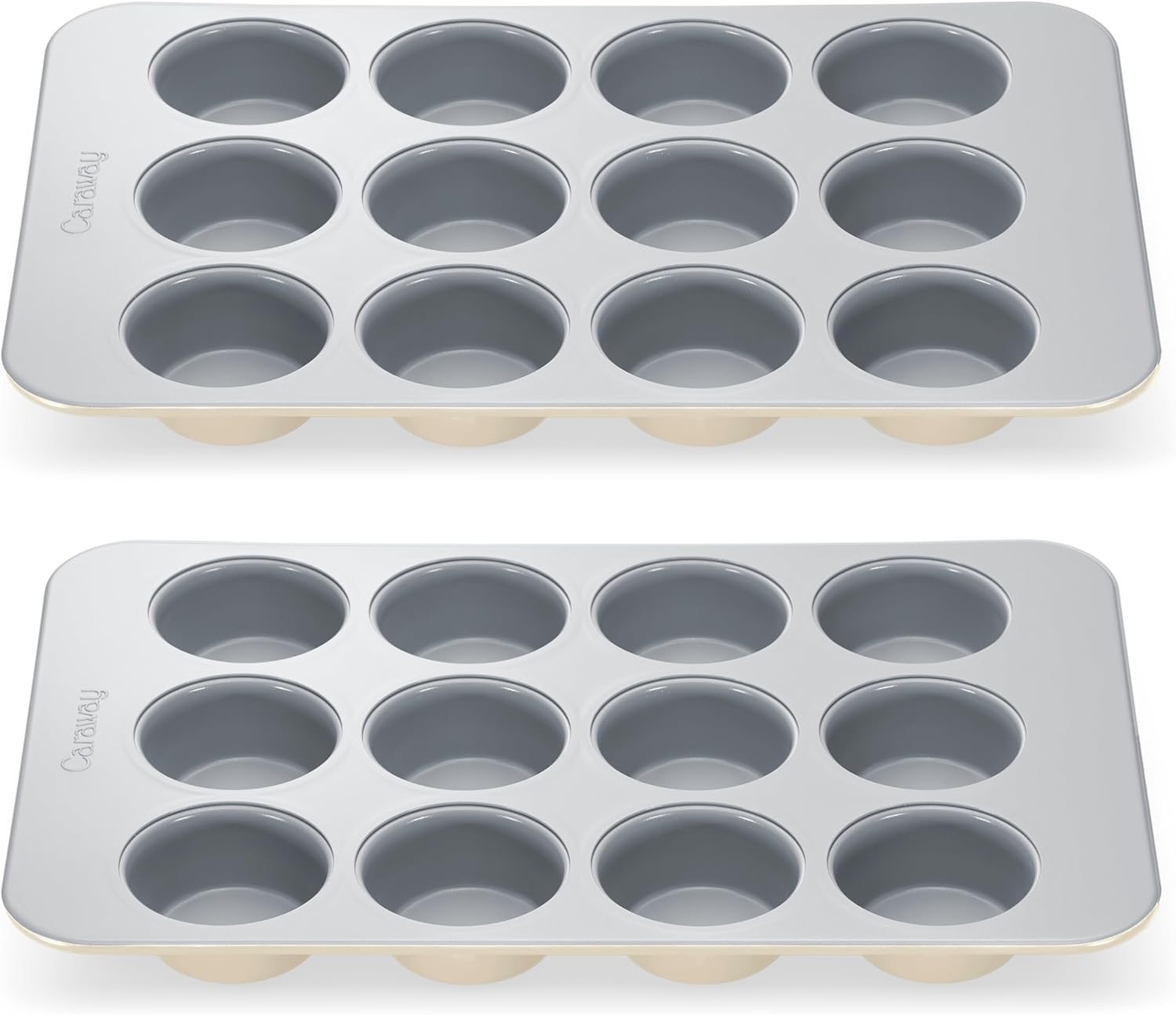 Caraway Non-Stick Ceramic Muffin Pan Duo for Perfect Baking