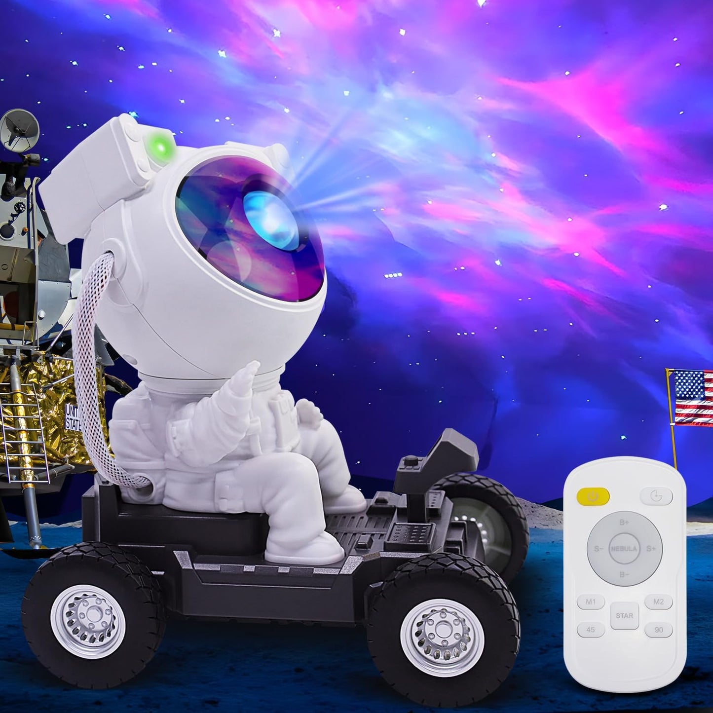 Starry Night Galaxy Projector - Dreamy Space Lamp
