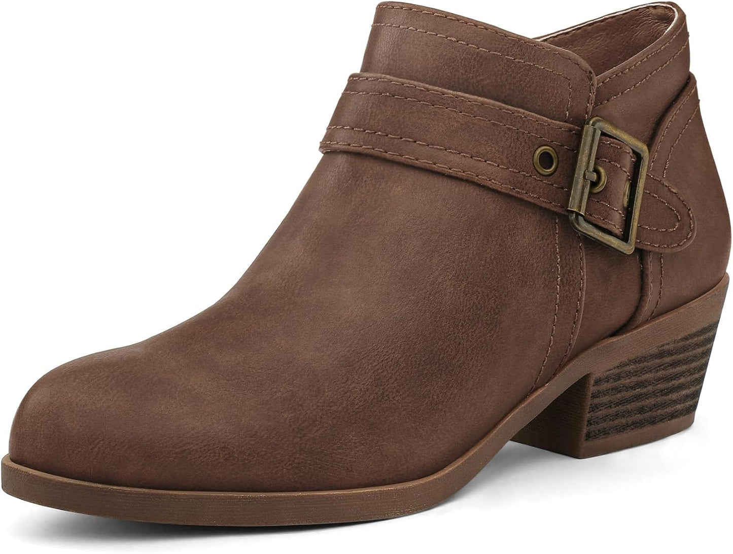Stylish Women's Ankle Boots with Comfortable Round Toe Design