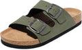 Mens Sandals with Arch Support and Cork Footbed - Size 7-14.5